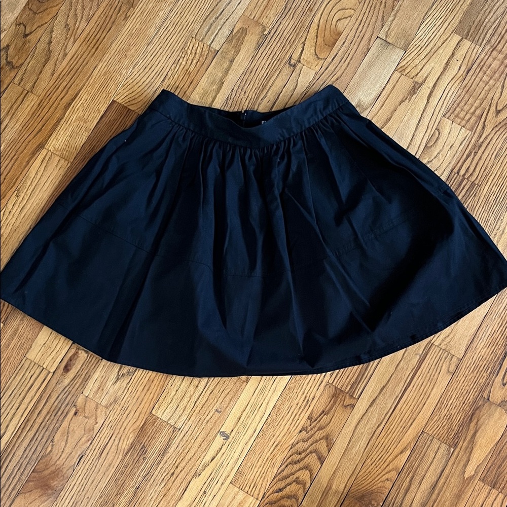 Express Black Circle Skater Skirt